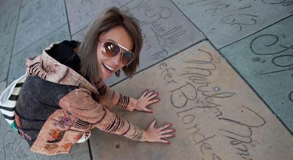 Diana Dumitrescu a ajuns la Hollywood!