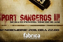 Sport Sângeros III aniverseaza 10 ani de la infiintare, sambata, in Club Fabrica!