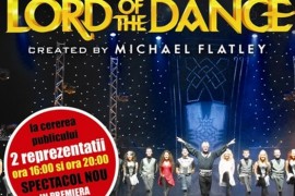 Noul spectacol Lord Of The Dance, in premiera mondiala in Romania!