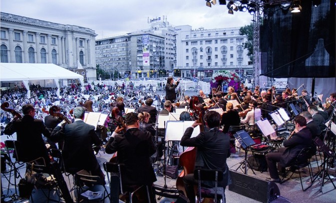 Piata Festivalului George Enescu gazduieste concerte de muzica clasica cu acces gratuit!